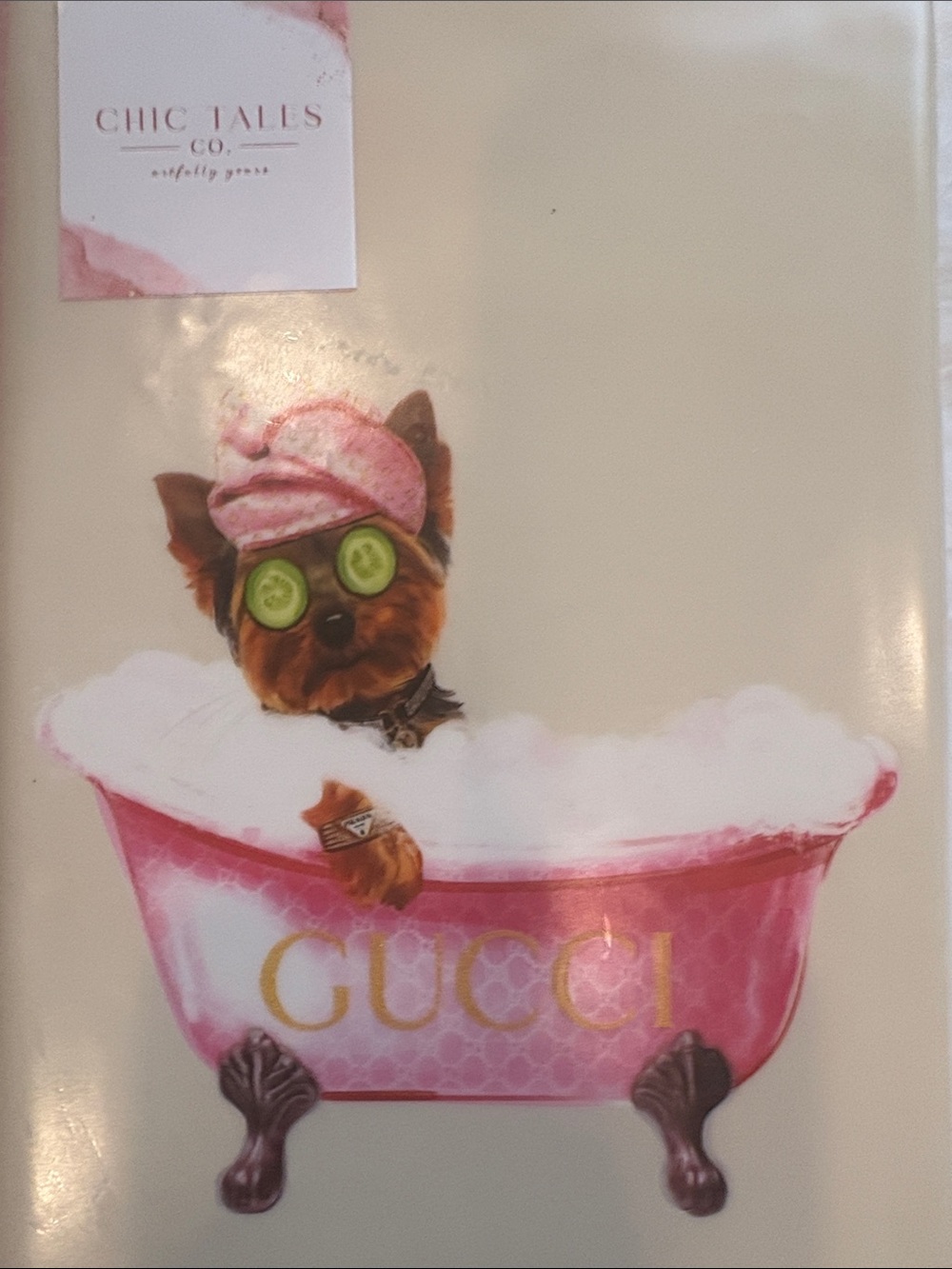 New Gucci Yorkie Ceramic Vase  Home Decor